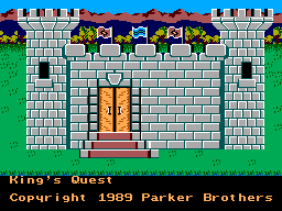 King's Quest - Quest for the Crown (USA) Title Screen